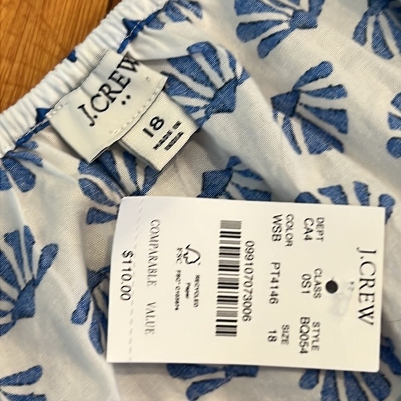 ⭐️ New J Crew Factory Scoopneck Mini Dress Size 18 - Picture 7 of 9